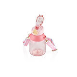Vagonlife Pipetli Çocuk Su Matarası Pembe 800 ml