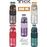Tkk Su Matarası 600 Ml Koyu Yeşil Tk019