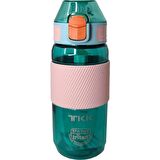 TKK 500 ml Yeşil Sİlikon Pipetli Tritan Suluk Matara