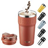 TKK Çelik Termos Mug 630Ml Kırmızı