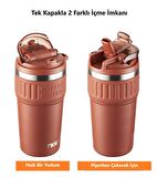 TKK Çelik Termos Mug 630Ml Kırmızı