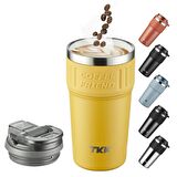 TKK Çelik Termos Mug 630Ml Sarı