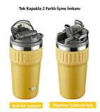 TKK Çelik Termos Mug 630Ml Sarı
