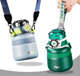 TKK Çelik Çocuk Matarası 600Ml Yeşil Hulk