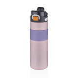 Vagonlife VGN032 800ml Pembe Çelik Matara Tek Kapak Çift Kullanım