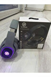 Design SR811 Bluetooth LED Aydınlatmalı Stereo Kulak Üstü Kulaklık YK