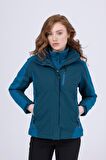 2AS SPARKLE WOMAN 3 in 1 JACKET  DARK PINE / LAGOON