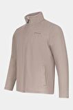 2AS Cork Tam Fermuarlı Erkek Polar Sweatshirt