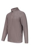 2AS CARLOW Yarım Fermuarlı Erkek Polar Sweatshirt Antrasit