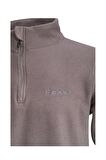 2AS CARLOW Yarım Fermuarlı Erkek Polar Sweatshirt Antrasit