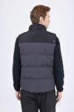 2AS Archer Erkek Down Vest Ceket Antrasit/Siyah