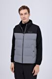 2AS Archer Erkek Down Vest Ceket Gri/Siyah