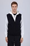 2AS Wayne Merino Yünlü Unisex Yelek Siyah