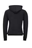 2AS Orgeen Kapşonlu Tam Fermuarlı Sweatshirt Siyah