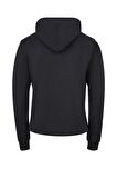 2AS Ozwet Kapşonlu Sıfır Yaka Sweatshirt Siyah