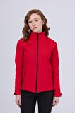 2AS Bianca İnce Softshell Kadın Ceket Kırmızı