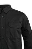2AS Tiaga Tactical Erkek Siyah Gömlek 2ASTİAWFBSS24