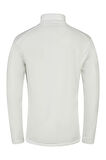 2AS Cedric Erkek Yarım Fermuarlı İnce Polar Sweatshirt Beyaz