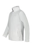 2AS Crystal Çocuk Tam Fermuarlı İnce Polar Sweatshirt Beyaz