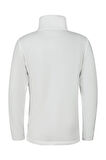 2AS Crystal Çocuk Tam Fermuarlı İnce Polar Sweatshirt Beyaz