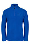 2AS Cedric Erkek Yarım Fermuarlı İnce Polar Sweatshirt Mavi