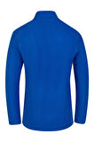 2AS Cedric Erkek Yarım Fermuarlı İnce Polar Sweatshirt Mavi
