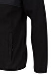 2AS Cliff Erkek Parçalı İnce Polar Sweatshirt Siyah