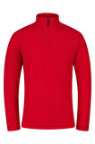 2AS Cedric Erkek Yarım Fermuarlı İnce Polar Sweatshirt Kırmızı
