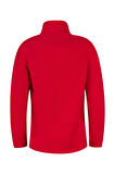 Clara Çocuk Yarım Fermuarlı İnce Polar Sweatshirt Kırmızı