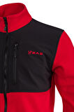2AS Cliff Erkek Parçalı İnce Polar Sweatshirt Kırmızı