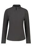 2AS Camila Kadın Yarım Fermuarlı İnce Polar Sweatshirt