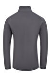 2AS Cedric Erkek Yarım Fermuarlı İnce Polar Sweatshirt Antrasit