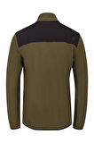 2AS Cliff Erkek Parçalı İnce Polar Sweatshirt Haki