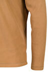2AS Cedric Erkek Yarım Fermuarlı İnce Polar Sweatshirt Camel