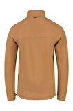 2as Chestert Erkek Tam Fermuarlı İnce Polar Sweatshırt Camel