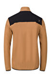 2AS Cliff Erkek Parçalı İnce Polar Sweatshirt Camel 