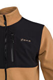 2AS Cliff Erkek Parçalı İnce Polar Sweatshirt Camel 