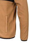 2AS Cliff Erkek Parçalı İnce Polar Sweatshirt Camel 