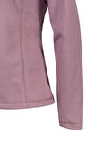 2AS Camila Kadın Yarım Fermuarlı İnce Polar Sweatshirt Lila