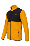 2AS Cliff Erkek Parçalı İnce Polar Sweatshirt Hardal