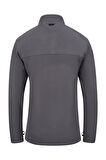 2as Chestert Erkek Tam Fermuarlı İnce Polar Sweatshırt Antrasit