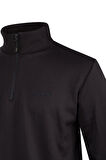 2AS Scott Erkek Yarım Fermuarlı Polar Sweatshirt Antrasit