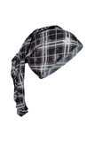 2AS Plaid Black Bandana