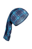 2AS Plaid Blue Bandana