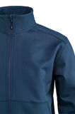 2AS Samuel Erkek Softshell Kareli Ceket Mavi