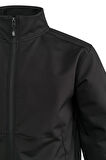 2AS Samuel Erkek Softshell Kareli Ceket Siyah