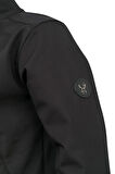 2AS Samuel Erkek Softshell Kareli Ceket Siyah