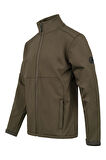 2AS Samuel Erkek Softshell Kareli Ceket Haki