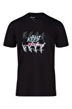 AS Alex Baskılı Erkek Sıfır Yaka T-Shirt