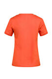 2AS ALONE BASKILI V YAKA KADIN T-SHİRT 403
